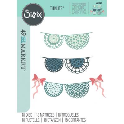 Sizzix 49 and Market Thinlits Die - Doily Banner